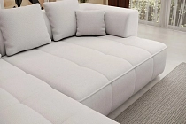 Rohová sedací soustava ALBIO S s elektrickým výsuvem