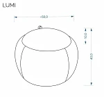 Taburet s úložným prostorem LUMI - Furnipol.cz