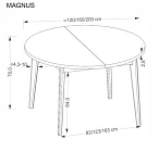 Rozkládací stůl MAGNUS - Furnipol.cz