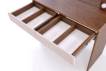 Toaletní stolek se zrcadlem Hollywood 2 kašmír ořech.jpg