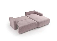 Rohová sedací souprava ALIVAR s rozkladem na spaní a úložným prostorem. FURNIPOL