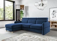 Rohová sedací souprava LIMA s rozkladem na spaní a úložným prostorem. FURNIPOL