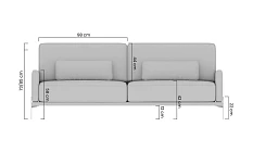 Pohovka rozkládací MELORIA Tmavě modrá 2.jpg