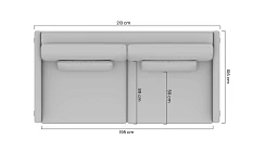 Pohovka rozkládací MELORIA Tmavě modrá 1.jpg