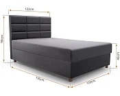 Čalouněná postel PIANO II 120x200 zelená 1.jpg