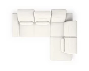 Rohová sedací souprava TULIA L E pravá Béžová 6.jpg