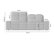 Pohovka s elektrickým výsuvem MAGNELIO PRESTIGE III šedá 2.jpg