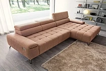 Rohová sedací souprava PALLADIO MINI s elektrickým výsuvem. FURNIPOL