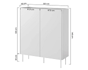 Komoda dvoudveřová s zásuvkami DESIN 120 2D2SZ 2.jpg