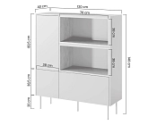 Komoda s zásuvkou a nikami DESIN 120 2D1SZ 1.jpg