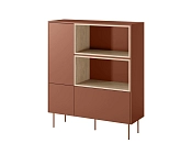 Komoda s zásuvkou a nikami DESIN 120 2D1SZ černá 2.jpg