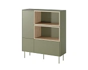 Komoda s zásuvkou a nikami DESIN 120 2D1SZ černá.jpg