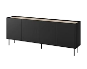 Komoda čtyřdveřová DESIN 220 4D černá.jpg