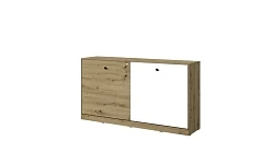 Šatní skříň NERO 16 dub artisan černá mat.jpg