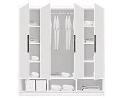 Šatní skříň s zásuvkami SK C3B 203cm Dub artisan 1.jpg