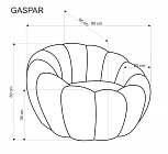 Čalouněné křeslo GASPAR. FURNIPOL