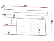 Komda s LED osvětlením GLOSSA 03 černá 3.jpg