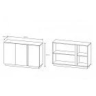 Komoda ARCO 138 1D4S bílá 1.jpg