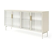 Komoda s vitrínou Lumi B 181 s LED osvětlením béžová 2.jpg