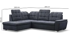 Rohova souprava nerozkládací BARON ECONOMY tmavě šedá 8.jpg