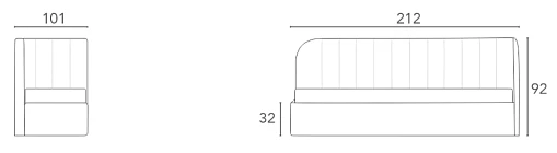 Postel MILLOW - 90x200. FURNIPOL