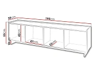 TV stolek YASUMI 195 - Furnipol.cz