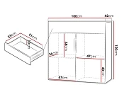Komoda KERKIN 2D1S písková béžová 4.jpg