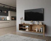 Závěsný TV stolek s lamelami Entsian 150 Dub Artisan 3.jpg