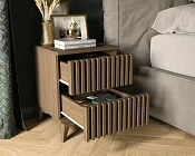 Noční stolek s lamelami Entsian Dub Artisan 2.jpg