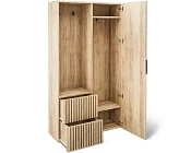 Předsíňová stěna se skříní a zrcadlem Vimerio dub artisan 6.jpg