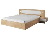 Ložnicová sestava Xelo I bílá matná + dub craft zlatý 2.jpg