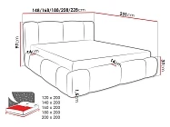 Postel BIANCO 120x200 - Furnipol.cz