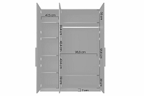 Šatní skříň ASHA 150 cm kašmír černé úchytky 5.jpg