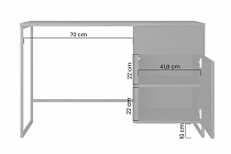Psací stůl ASHA 120 cm černý 6.jpg