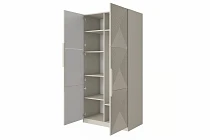 Šatní skříň ASHA 100 cm kašmír kašmírové úchytky 1.jpg