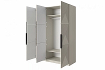 Šatní skříň ASHA 150 cm kašmír černé úchytky 2.jpg