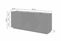 Komoda ASHA 167 cm dvoudveřová se zásuvkami - kašmír 6.jpg