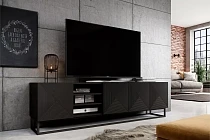 TV skříňka ASHA 200 cm černý  kovový rám 1.jpg