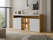 Komoda FIORE 150 2D s led osvětlením - Furnipol.cz