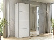 Šatní skříň ATALIO 150 s posuvnými dveřmi a zrcadlem - Furnipol.cz