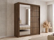 Šatní skříň INFINITY 180 III s posuvnými dveřmi a zrcadlem - Furnipol.cz