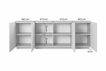 Komoda ASHA 200 cm se čtyřmi dveřmi kašmír 7.jpg