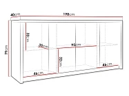 Komoda SOLID 4D - Furnipol.cz