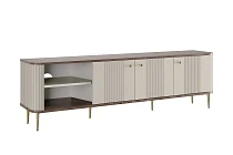 TV stolek Vesper 3D 187 cm - kašmírový dekor ořech zlaté nožky.jpg