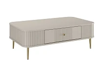 Konferenční stolek se zásuvkou Vesper 103x60 cm - kašmír zlaté nohy.jpg