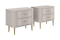 Set nočních stolků Vesper 56 cm - kašmírová zlaté nohy.jpg