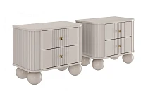 Set nočních stolků Vesper 56 cm - kašmírová  zlaté úchytky  kulaté kašmírové nohy.jpg