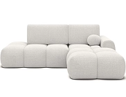 Rohová sedací souprava VITTARIO s rozkladem na spaní a úložným prostorem