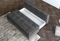 Bogart Rozkládací pohovka SWEET 204 cm – spaní 144 × 200 cm, úložný prostor | furnipol.cz