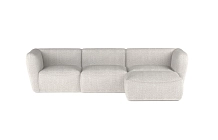 Rohová sedací souprava CANDELO MINI 80 308 cm – modulární, HR pěna